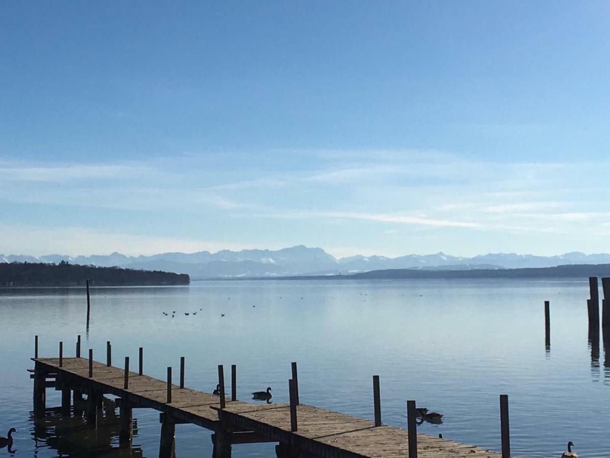Ferienwohnung Dausacker Utting am Ammersee Bagian luar foto